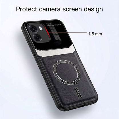 Oppo K14 5G Premium Magsafe Magnetic Leather Lens Protective Case