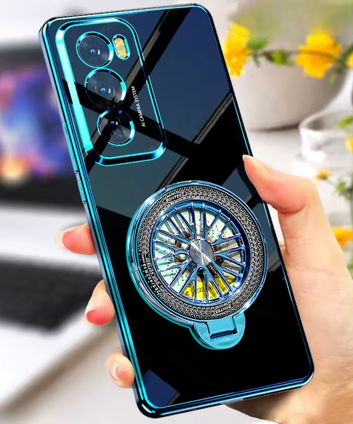 Oppo Reno 12 Pro 5G Ferrari Wheel Electroplating Case