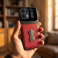 Oppo Reno 13 Pro 5G Satyamev Jayate 3D Metal Leather Back Case