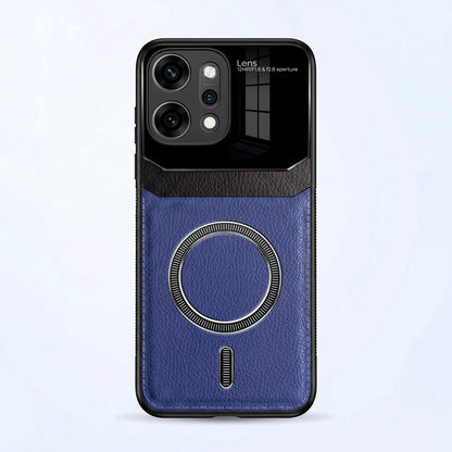 Oppo Reno 14 Pro 5G Premium Magsafe Magnetic Leather Lens Protective Case