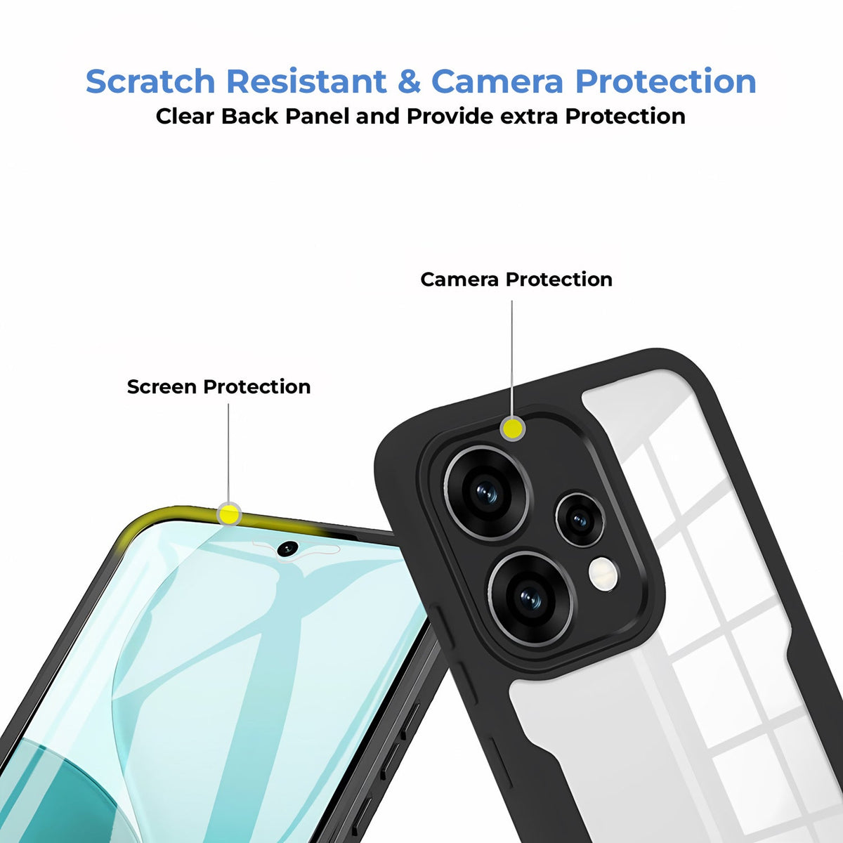 Oppo Reno 15 5G Slim Fit Heavy Duty Shockproof Full Body Protection Case