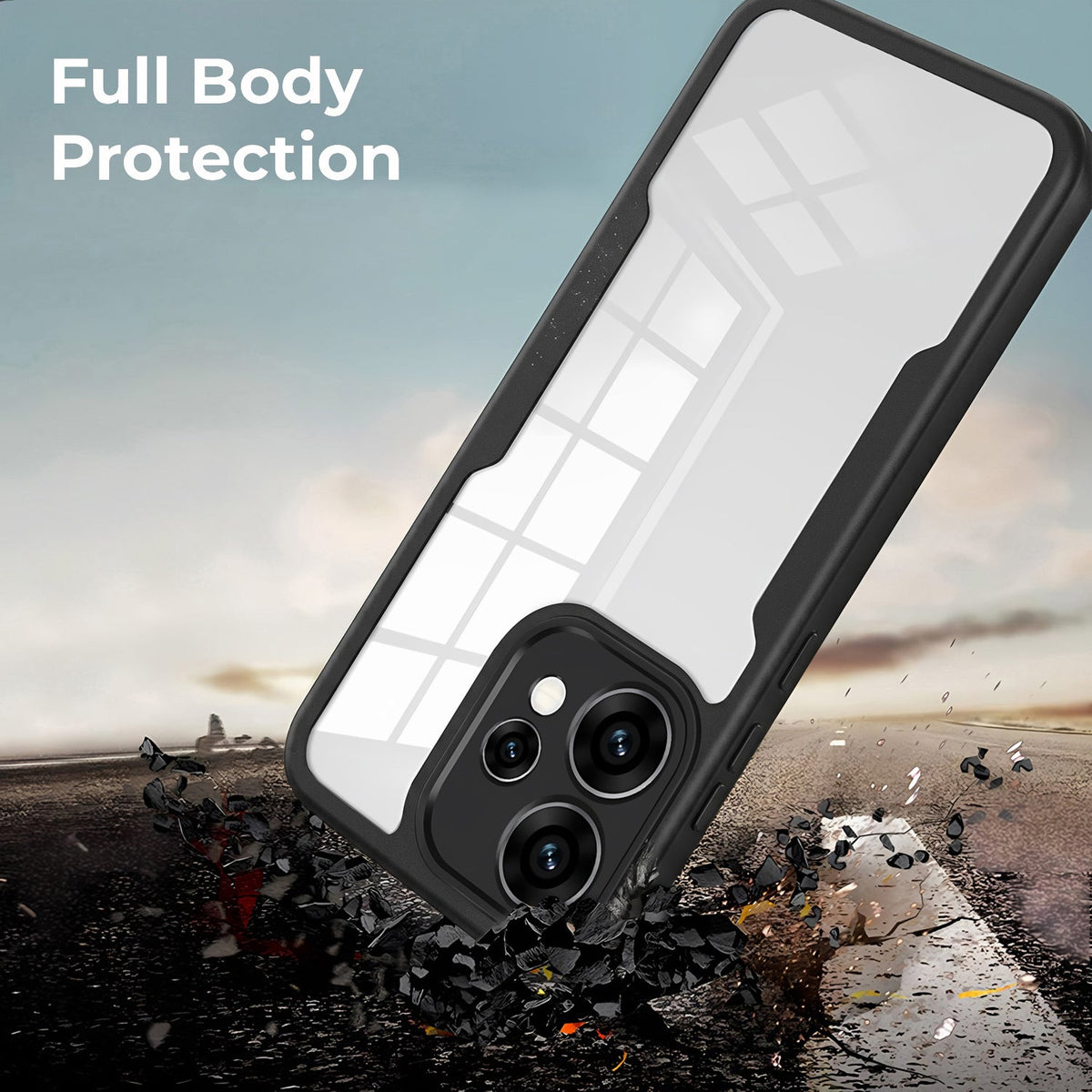 Oppo Reno 15 5G Slim Fit Heavy Duty Shockproof Full Body Protection Case