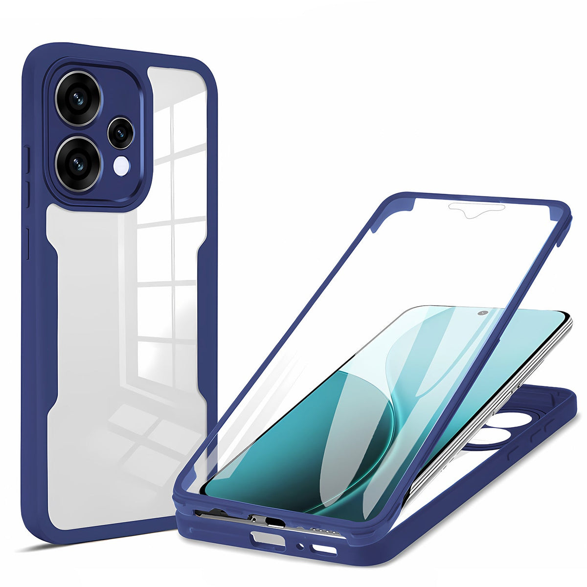 Oppo Reno 15 5G Slim Fit Heavy Duty Shockproof Full Body Protection Case