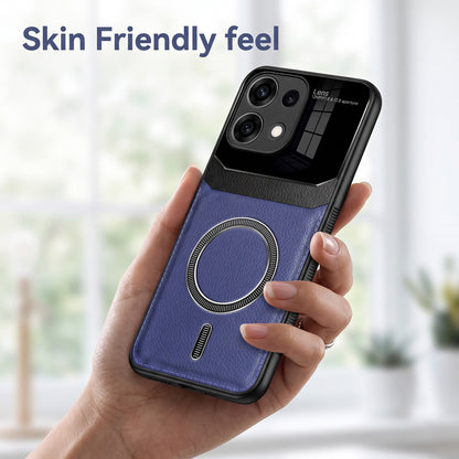 Oppo Reno16c 5G Premium Magsafe Magnetic Leather Lens Protective Case