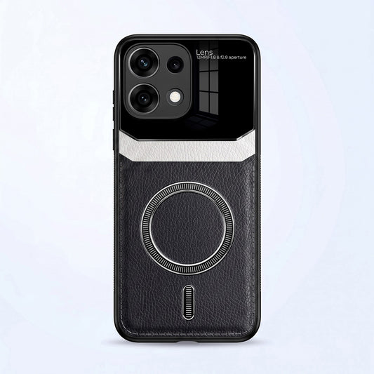 Oppo Reno16c 5G Premium Magsafe Magnetic Leather Lens Protective Case