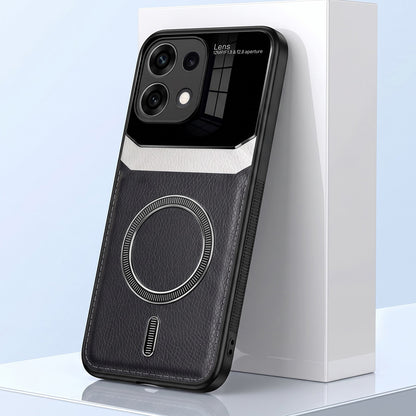 Oppo Reno16c 5G Premium Magsafe Magnetic Leather Lens Protective Case