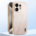 Oppo Reno 16 5G Premium Electroplated Frame Gold Thread Pattern Soft Case