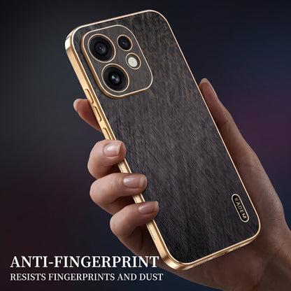 Oppo Reno 16 5G Premium Electroplated Frame Gold Thread Pattern Soft Case