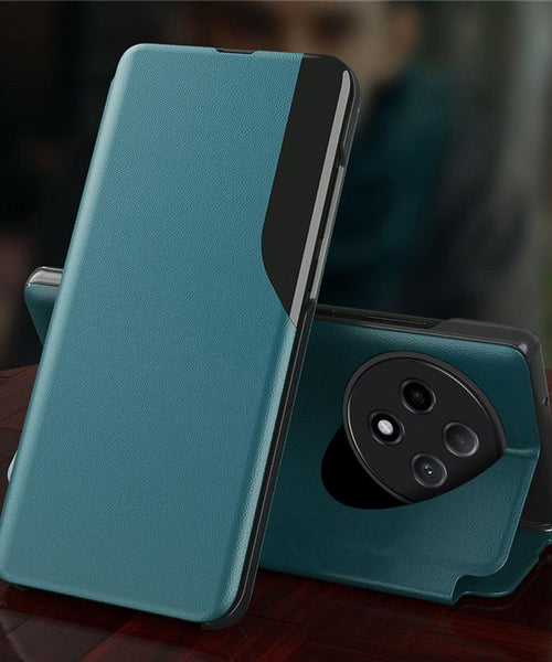 Oppo F27 Pro 5G Luxury Half Window Leather Flip Case
