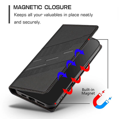 Flip cover case for Oppo F29 Pro 5G with kickstand and card holder