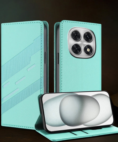 Oppo F29 Pro 5G Magnetic Embossed Multi-Functional Wallet Retro PU Leather Flip Case