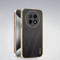Oppo F31 Pro+ 5G Premium Electroplated Frame Gold Thread Pattern Soft Case (Buy 1 Get 1 Free Surprise Cover)