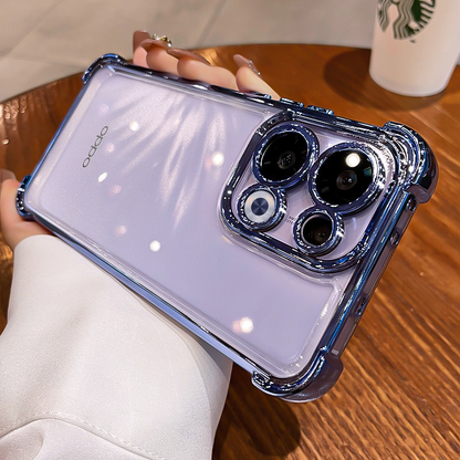 Oppo Reno 13 5G Transparent Airbags Back Cover