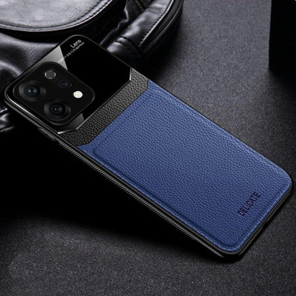 Oppo Reno 14 5G Premium Leather Lens Protective Case