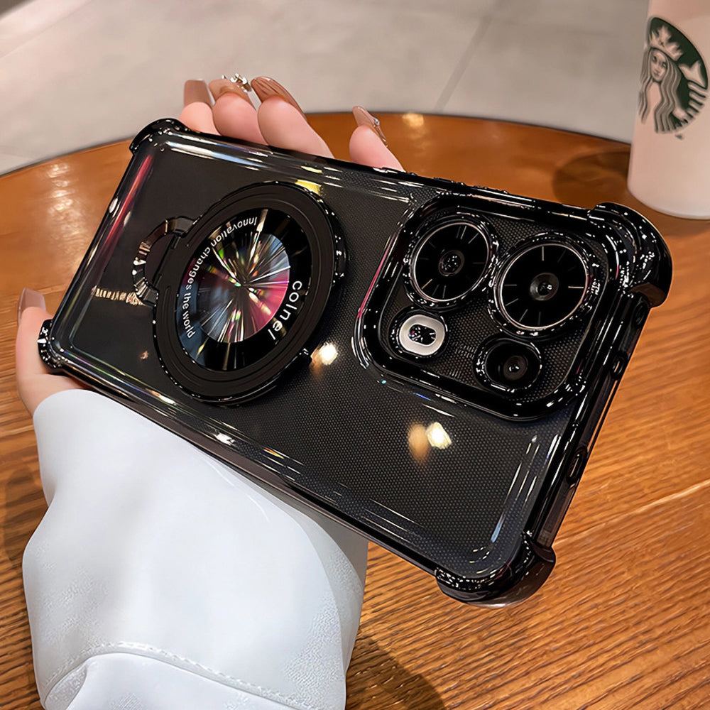 Oppo Reno14 5G case with magnifier ring stand