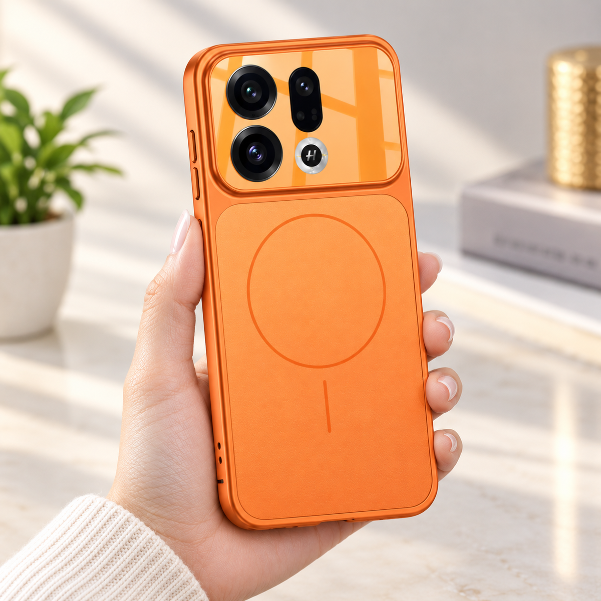 Oppo Find X9 5G Premium Camera Lens Magnetic Matte Finish Shockproof Case