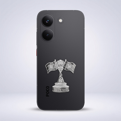 POCO X8 Pro 5G Compatible Satyamev Jayate 3D Metal Emblem Sticker
