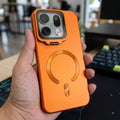 Oppo Find X9 5G Luxury Magnetic Matte Phone Case with Flip-Up Camera Ring Kickstand Slim Shockproof MagSafe Compatible Cover