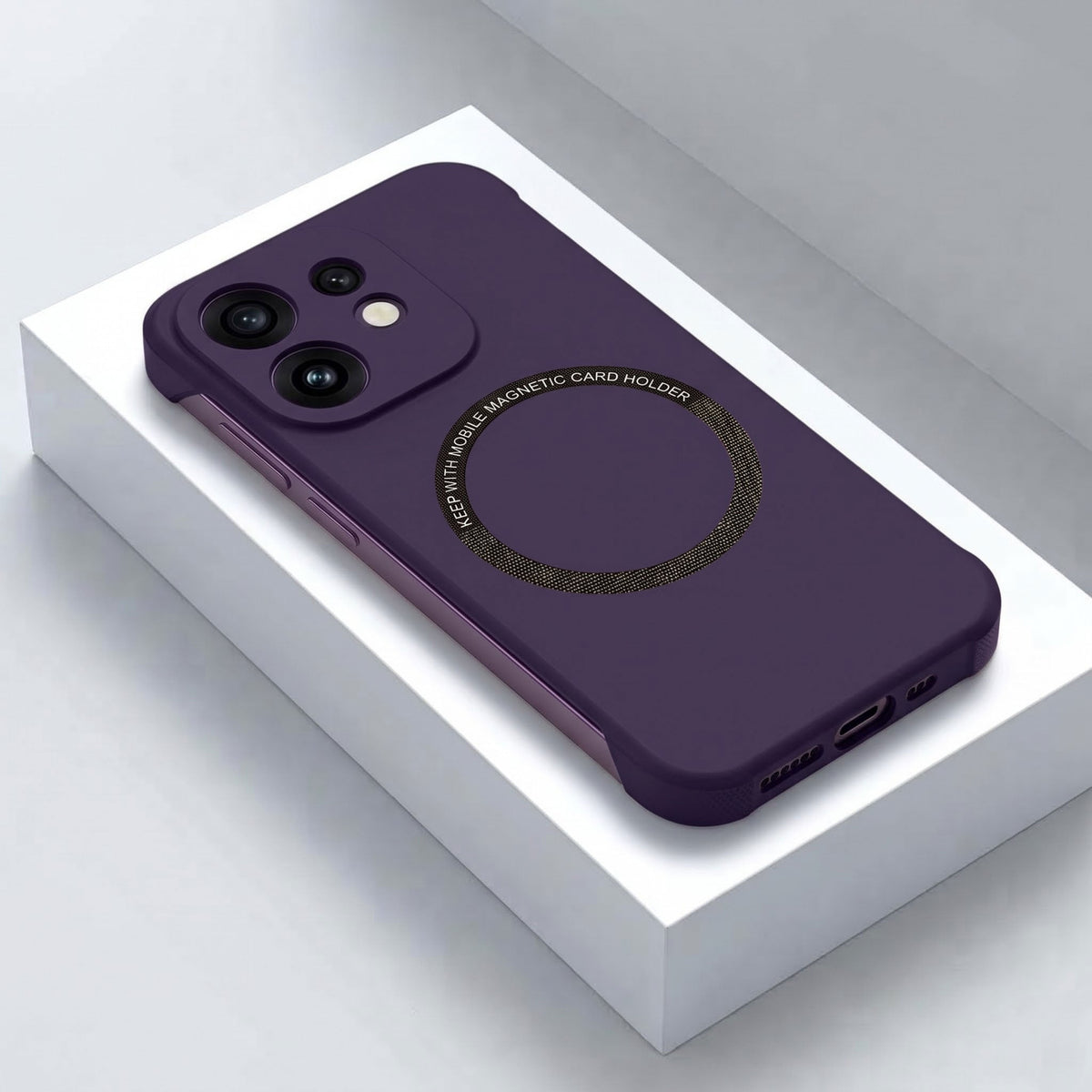 Oppo Reno 16 5G Frameless Magnetic Wireless Charging Case — Ultra-Slim Clear MagSafe Compatible Cover
