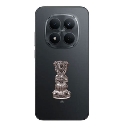 Redmi Note 15 Pro 5G Compatible Satyamev Jayate 3D Metal Emblem Sticker