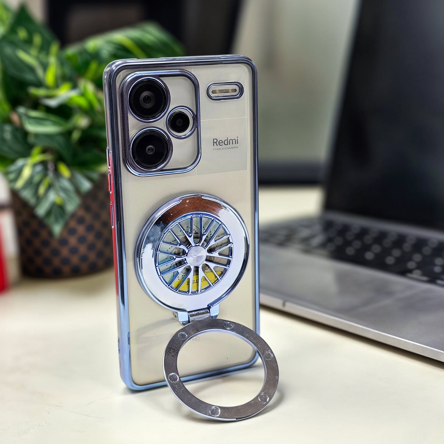 Redmi Note 13 Pro+ 5G Ferrari Wheel Electroplating Case