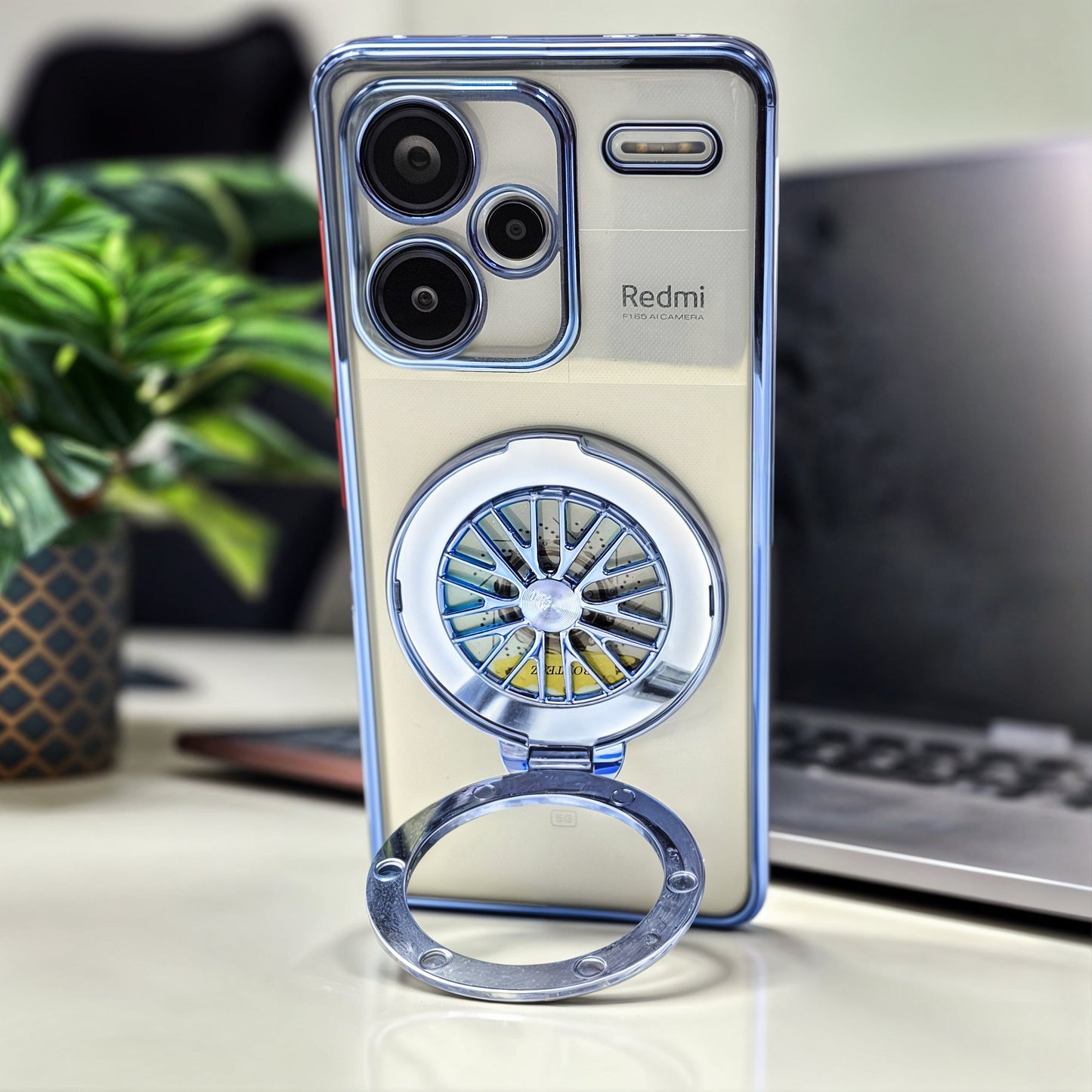 Redmi Note 13 Pro+ 5G Ferrari Wheel Electroplating Case