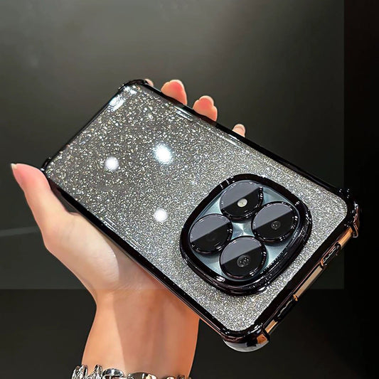 Redmi Note 14 Pro Plus 5G Luxury Shimmer Shockproof Airbag Case