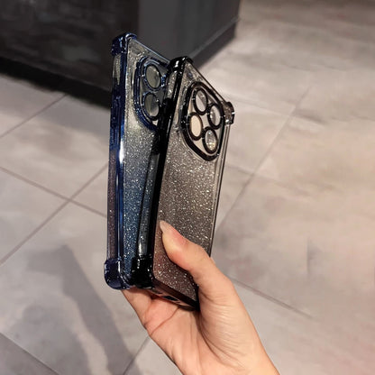 Redmi Note 14 Pro Plus 5G Luxury Shimmer Shockproof Airbag Case