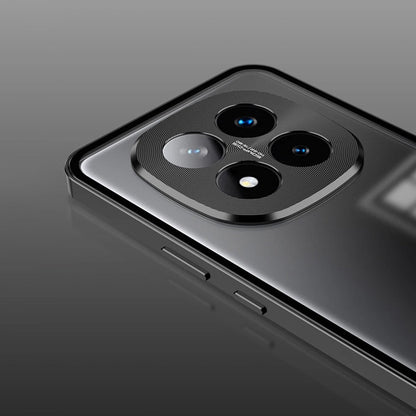 Redmi Note 14 Pro+ 5G Aluminium Metal Bumper Shield Transparent Back Case