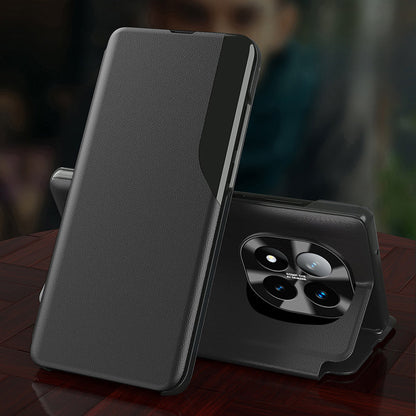 Redmi Note 14 Pro 5G Luxury Half Window Leather Flip Case