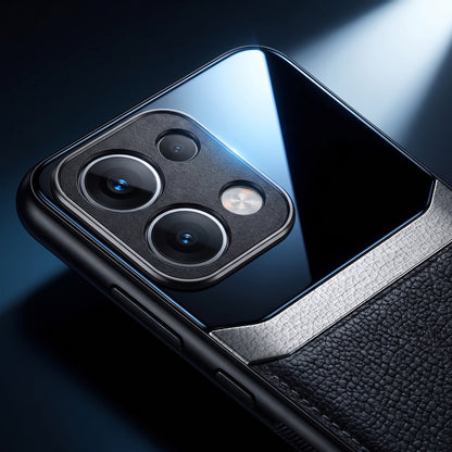 Oppo Reno 13 5G Buddha Spiritual 3D Metal Protective Leather Back Case