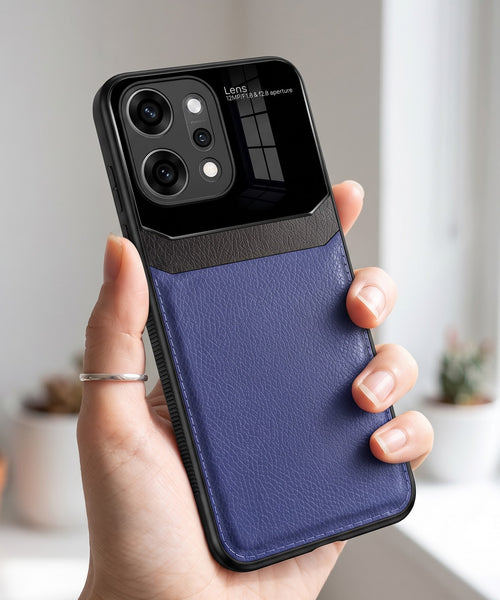 Oppo Reno 14 Pro 5G Premium Leather Lens Protective Case