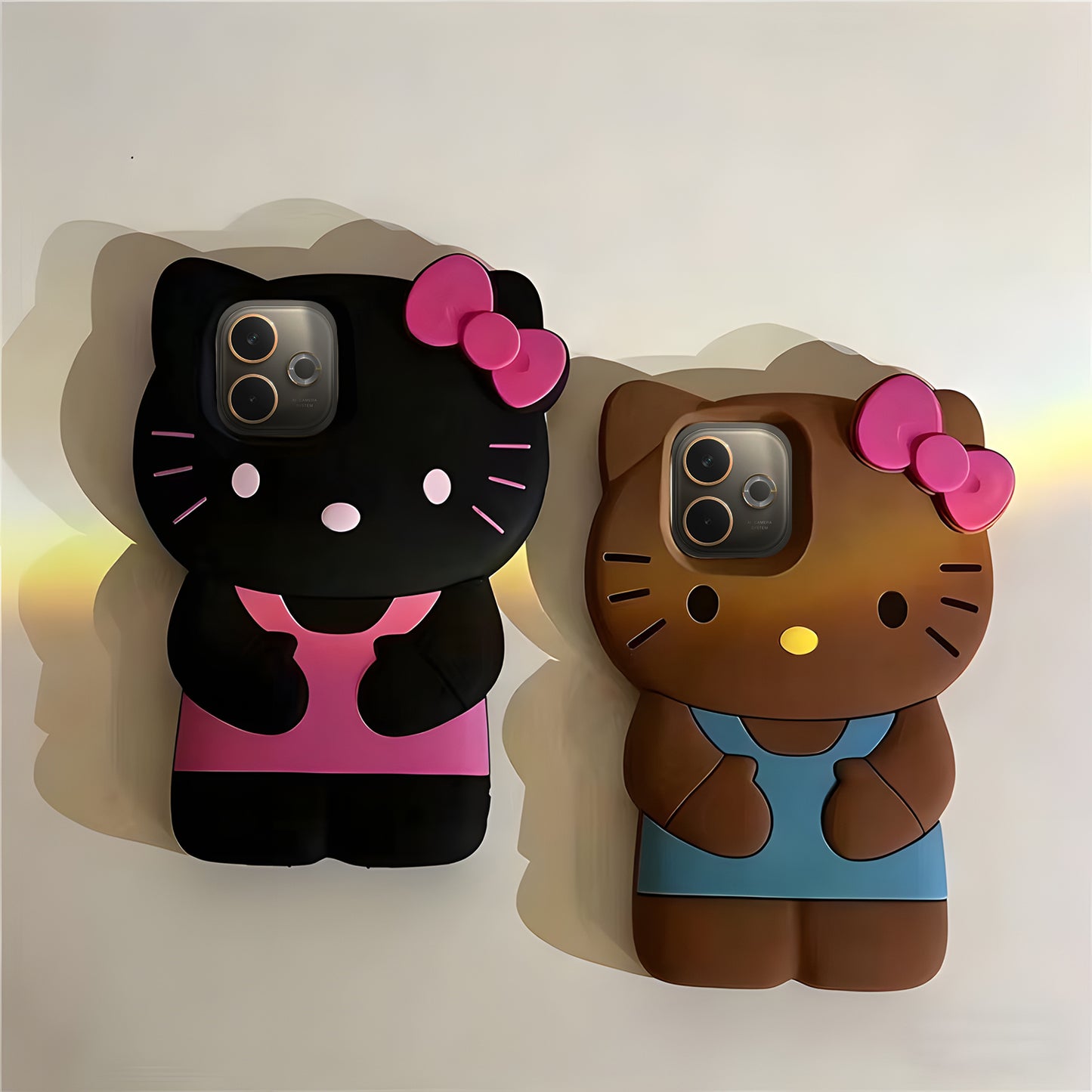 Oppo A5 Pro 5G Cute Kitty 3D Cartoon Soft Silicone Cover