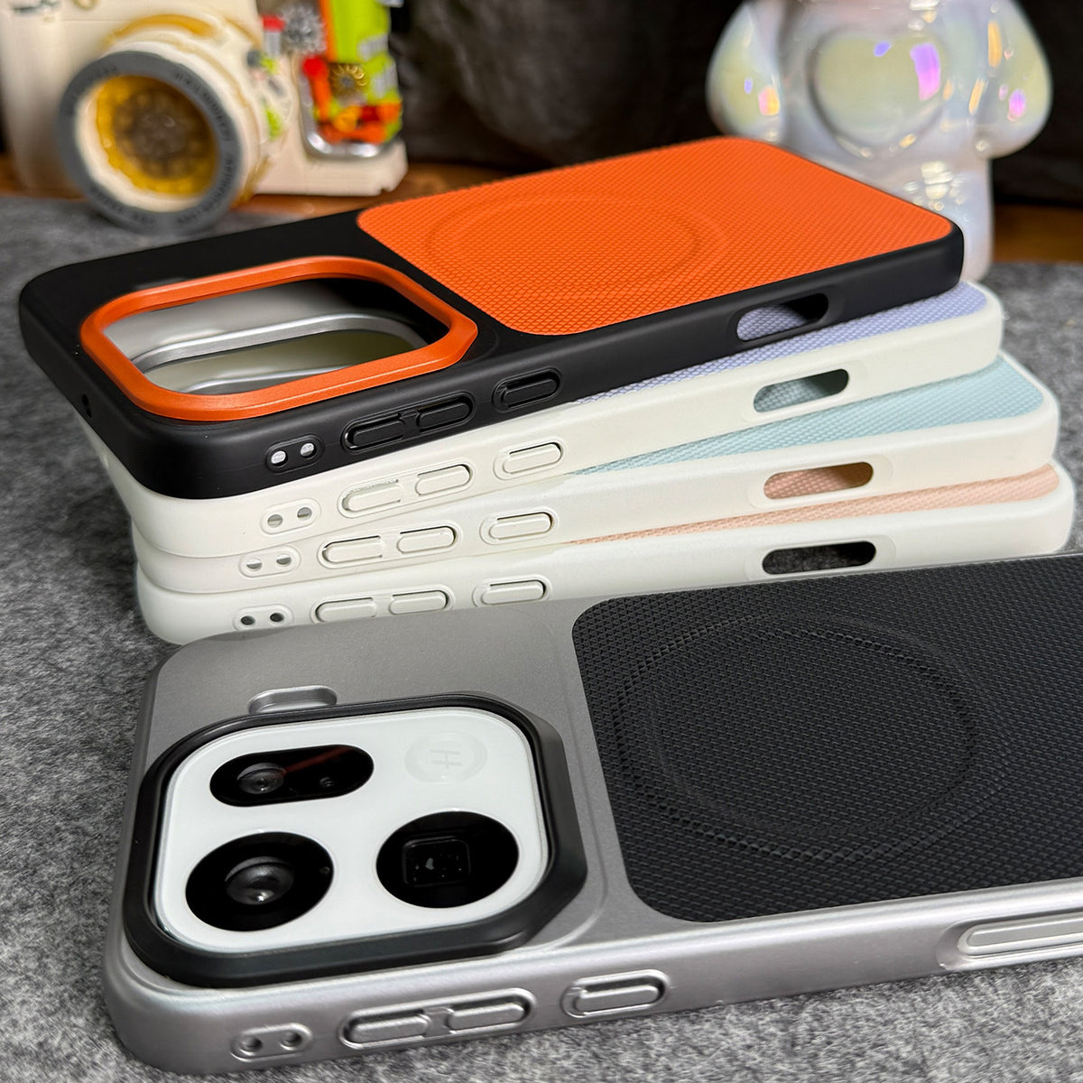 Oppo Find X9 5G Fine Mesh Pattern Matte Magnetic MagSafe Case