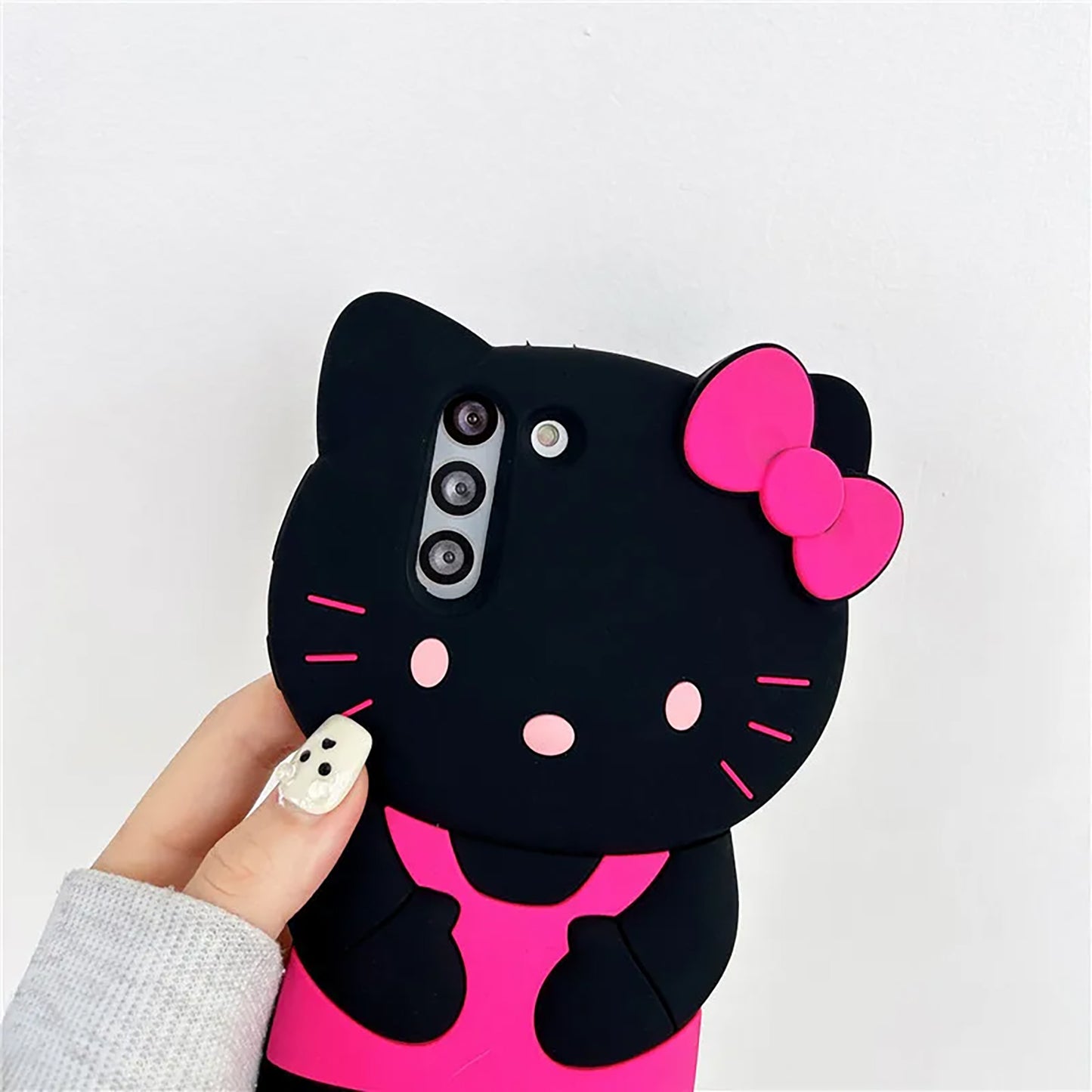 Samsung Galaxy A36 5G Cute Kitty 3D Cartoon Soft Silicone Cover