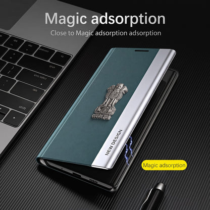 Oppo K13 Turbo 5G Satyamev Jayate Flip Leather Case