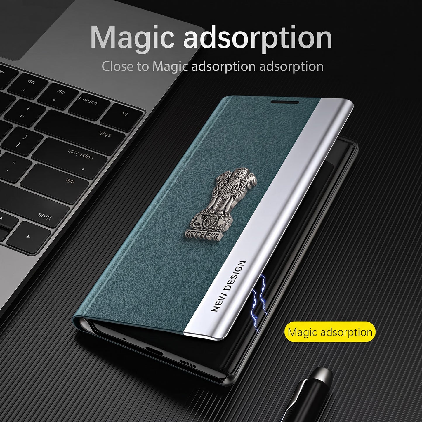 Oppo Reno 15 Pro Mini 5G Satyamev Jayate Flip Leather Case