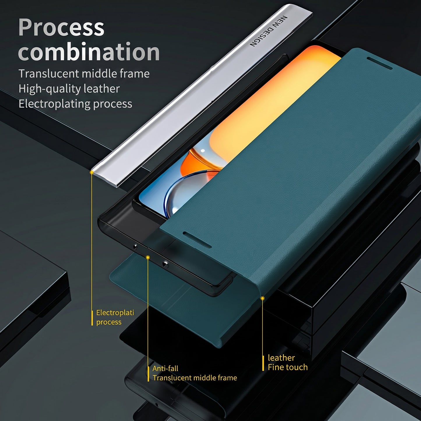 Oppo Reno 15 5G Flip Leather Case