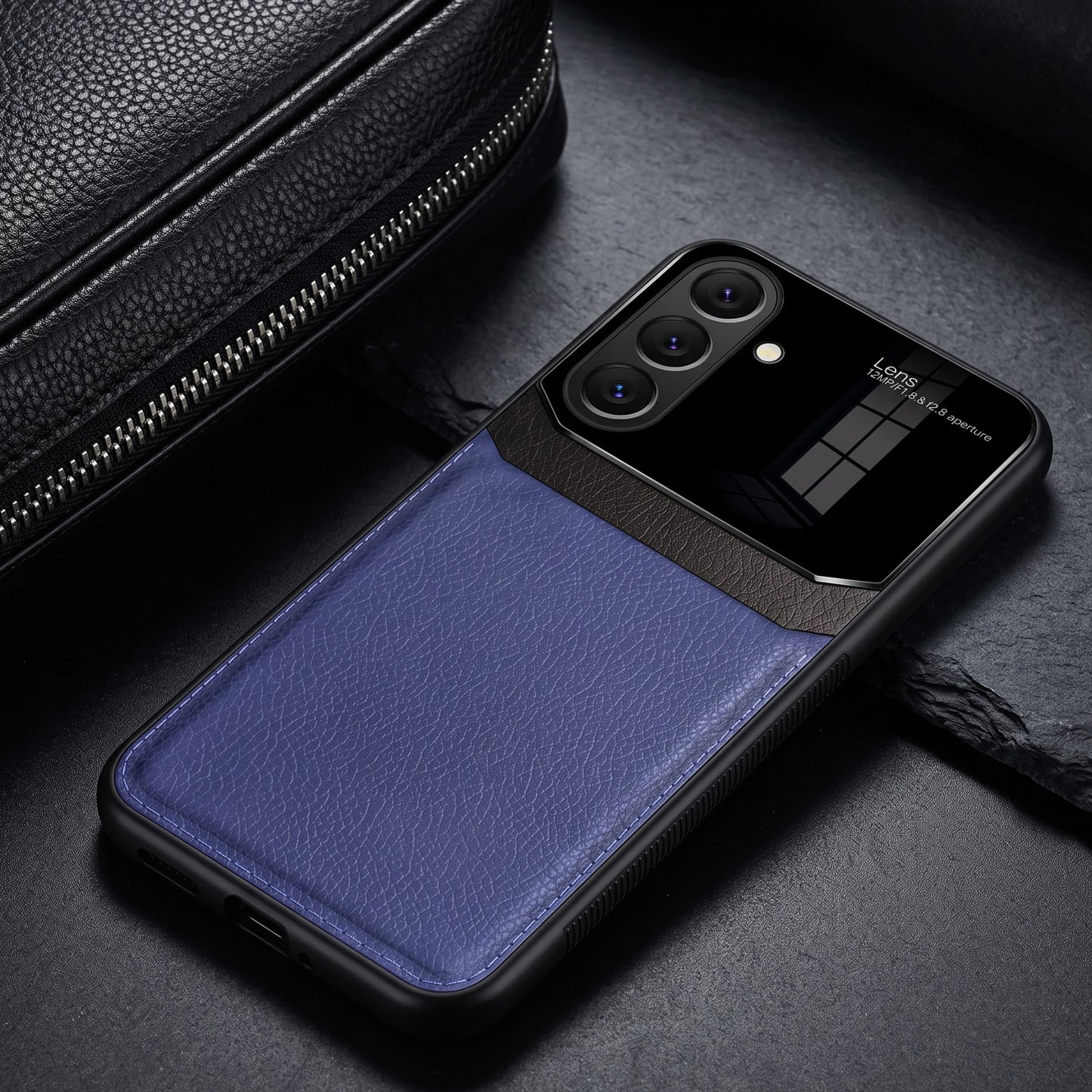 Samsung Galaxy A27 5G Premium Leather Lens Protective Case