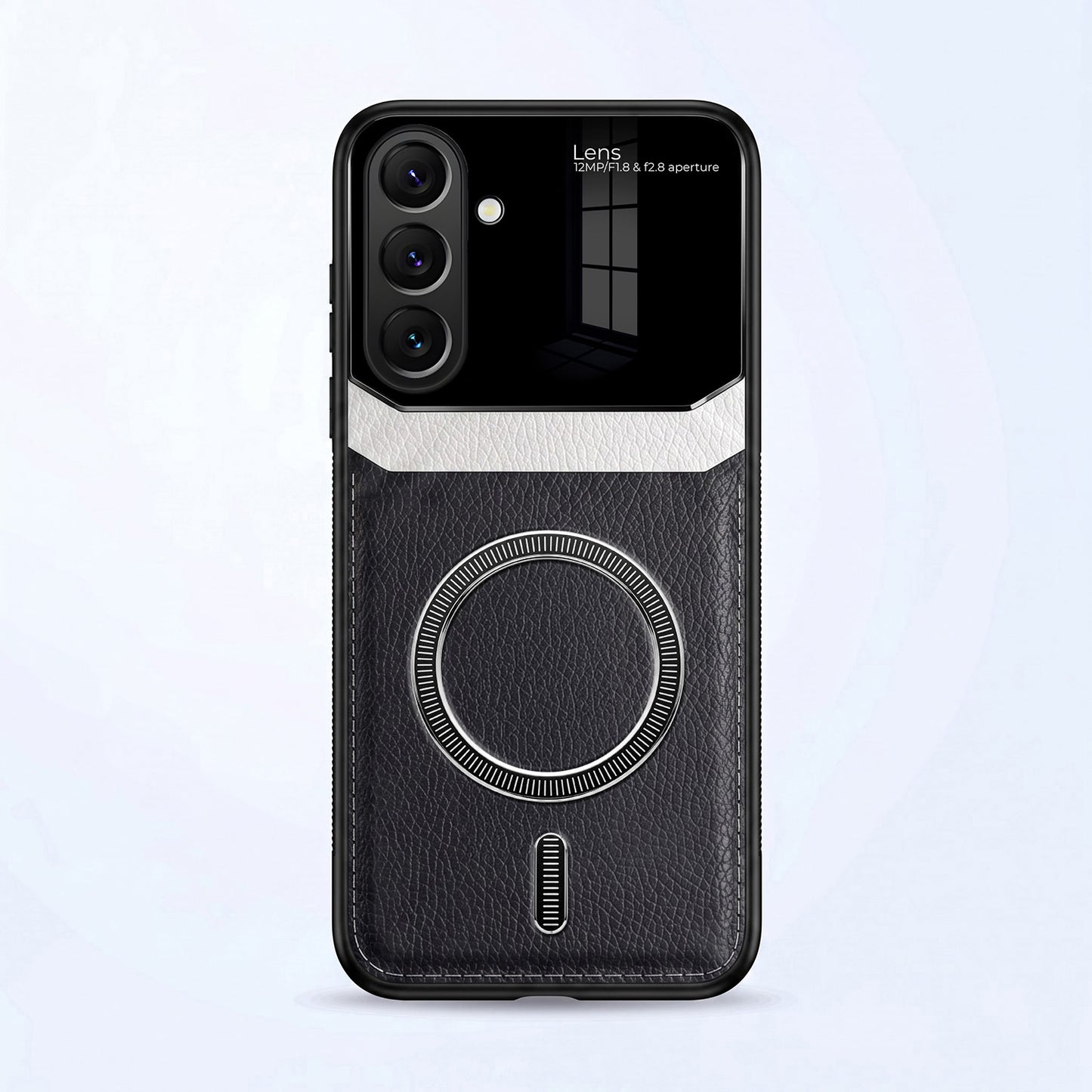 Samsung Galaxy A37 5G Premium Magsafe Magnetic Leather Lens Protective Case