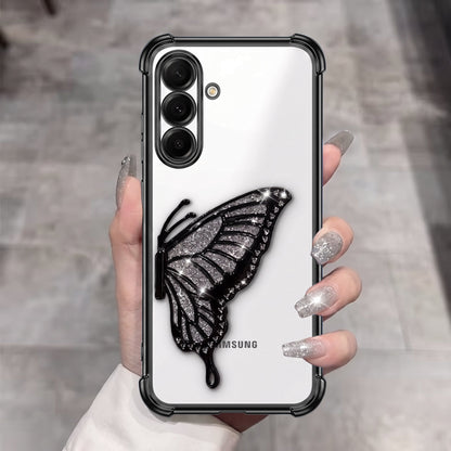 Samsung Galaxy A16 5G Premium Butterfly Transparent Shockproof Airbag Phone Case