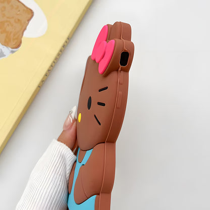 Samsung Galaxy A36 5G Cute Kitty 3D Cartoon Soft Silicone Cover