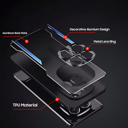 Redmi Note 14 Pro 5G Luxury Aluminium Metal Frame Protective Case