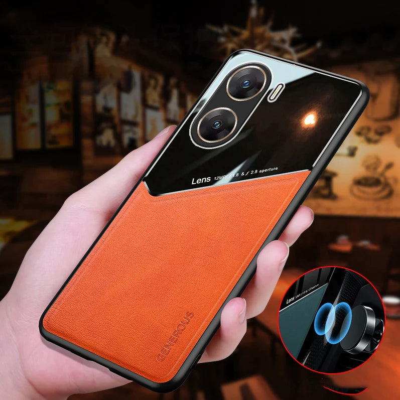 Vivo V29e 5G Luxury Generous® Leather Protective Back Case