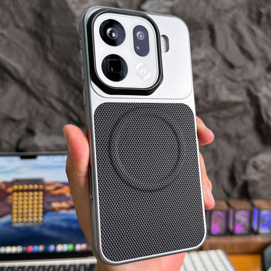 Oppo Find X9 Pro 5G Fine Mesh Pattern Matte Magnetic MagSafe Case