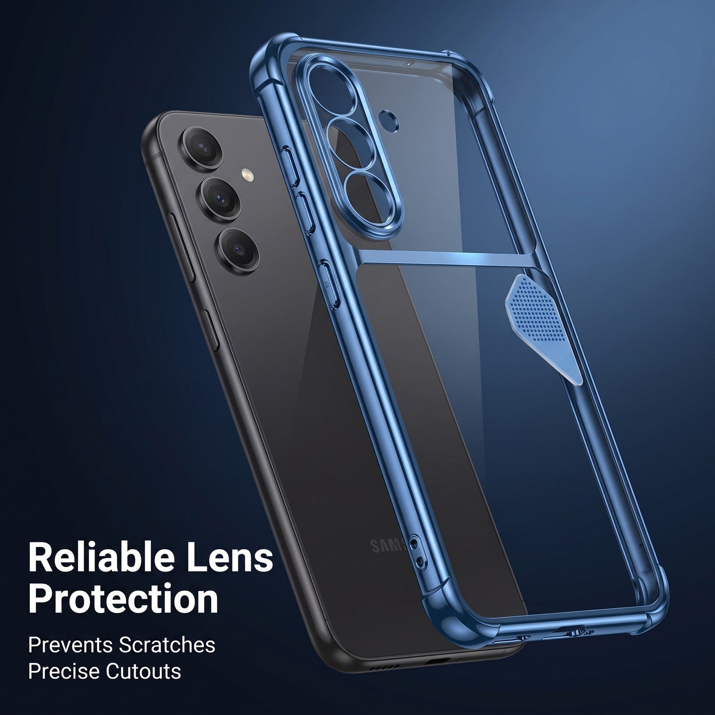 Samsung Galaxy A36 5G Dual-Tone Transparent Shockproof Heat Dissipation Case