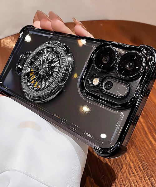 Oppo Reno14 5G Premium Stress Buster Wheel Rotating Shockproof Airbags Case