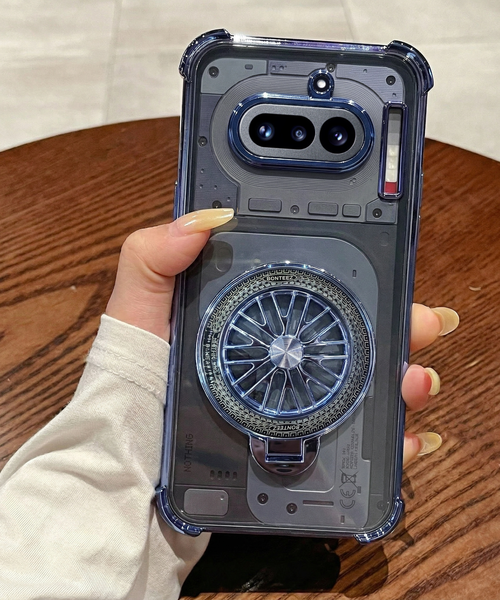 Nothing Phone 4a 5G Premium Stress Buster Wheel Rotating Shockproof Airbags Case