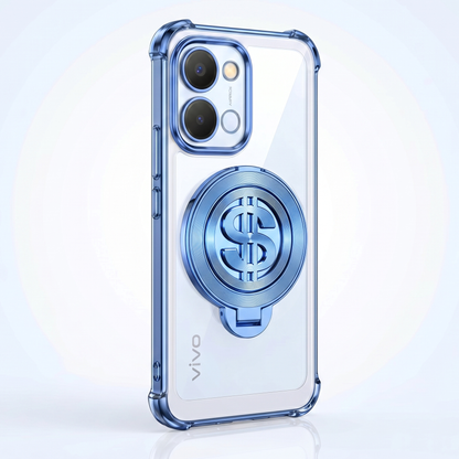 Vivo T5x 5G Four Corner Airbags 100% Original Astro Money Magnet Rotating Dollar Case