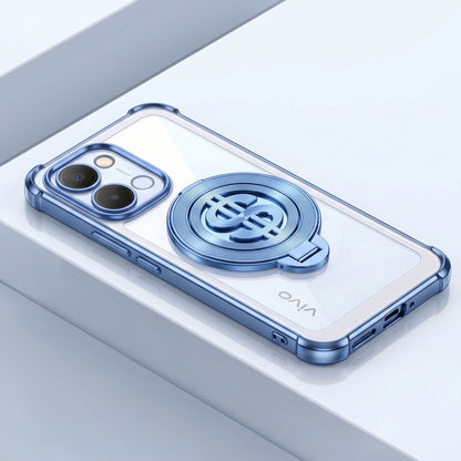 Vivo T5x 5G Four Corner Airbags 100% Original Astro Money Magnet Rotating Dollar Case